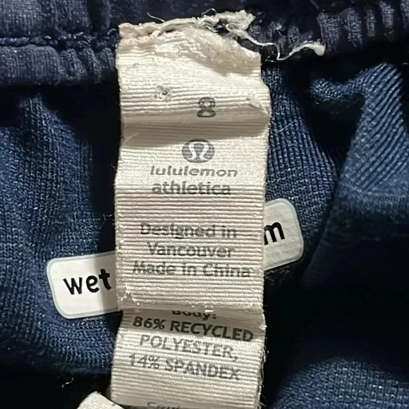 Lululemon Tracker  Short Four Way Stretch Navy - Picture 5 of 14